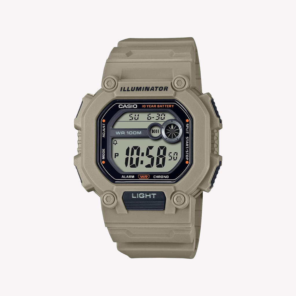 CASIO W-737HX-5AVDF RUGGED ADVENTURE - STYLISH GRAY DIGITAL MEN'S WATCH