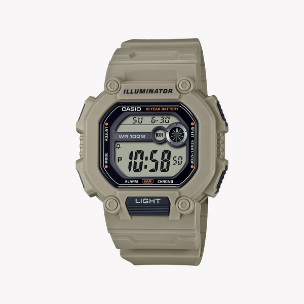 Casio Men's Gray Resin Watch, Digital Display | W-737hx-5avdf by i-watch