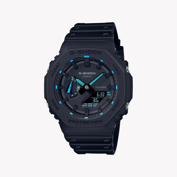 G-Shock Men's Black Resin Watch, Octagonal Design | Ga-2100-1a2dr by i-watch