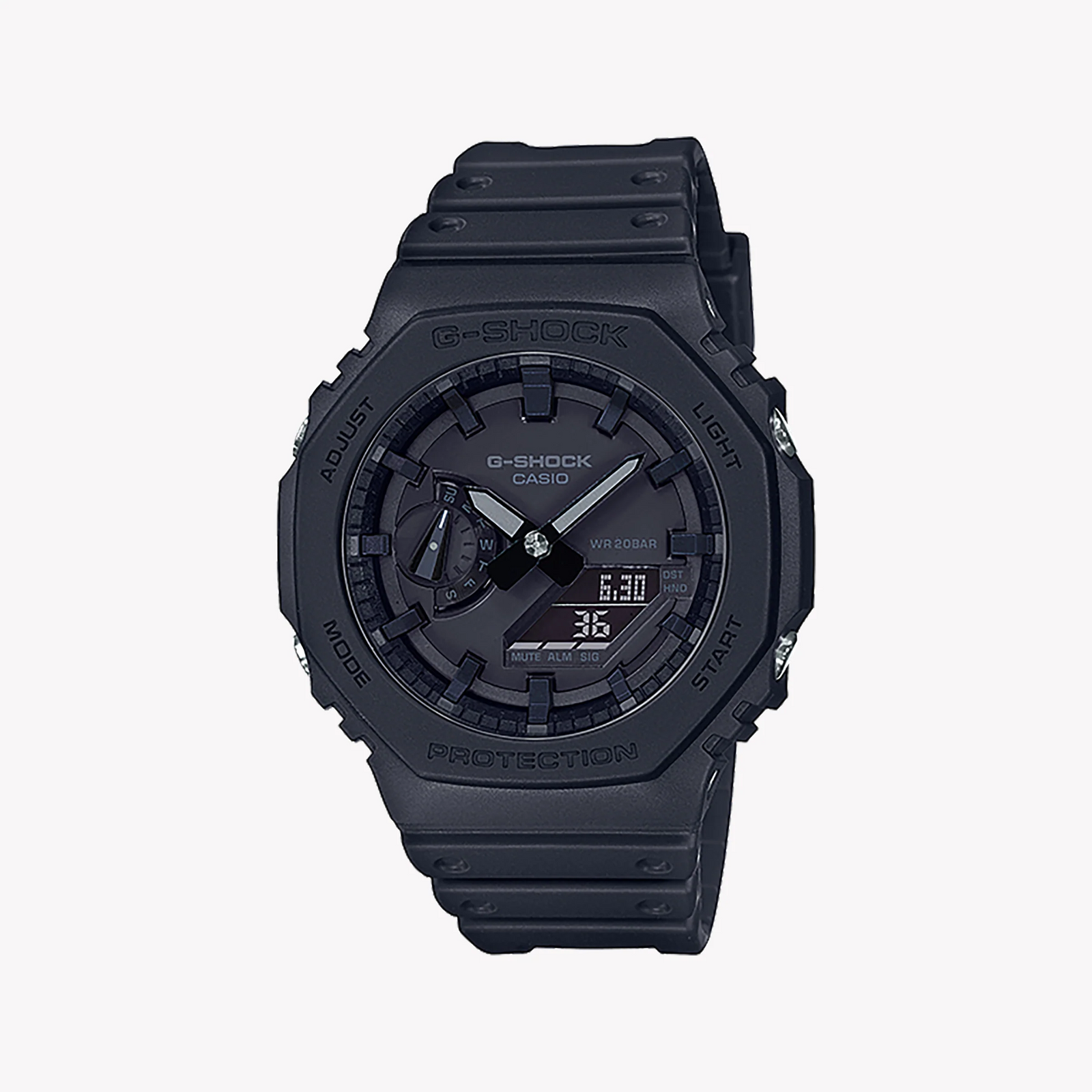 G-Shock Men's Black Resin Watch, Digital Dial | Ga-2100-1a1dr by i-watch