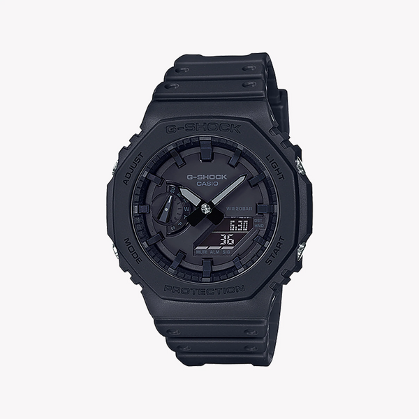 G-Shock Men's Black Resin Watch, Digital Dial | Ga-2100-1a1dr by i-watch
