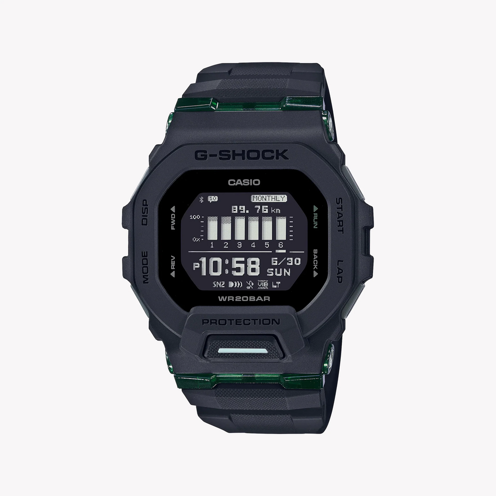Casio G-Shock Gbd-200uu-1dr Adventure Ready - Sporty Men's Watch With Black Resin Band & Vibrant Digital Dial by i-watch