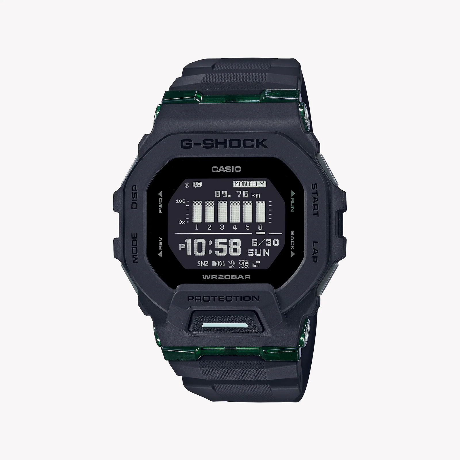 Casio G-Shock Gbd-200uu-1dr Adventure Ready - Sporty Men's Watch With Black Resin Band & Vibrant Digital Dial by i-watch