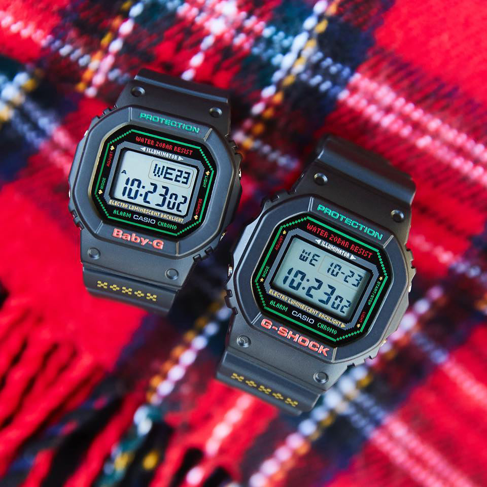 CASIO G-SHOCK LOV-19B-1DR – ROBUSTE ELEGANZ FÜR EINEN AKTIVEN LEBENSSTIL. Herrenuhr mit auffälligem schwarzen Harzarmband und verspieltem Digitalzifferblatt