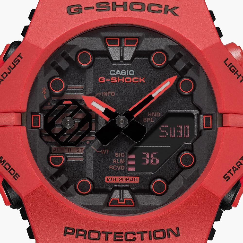 G-Shock Women's Pink Resin Watch, Digital Dial | Ga-B001-4adr by i-watch