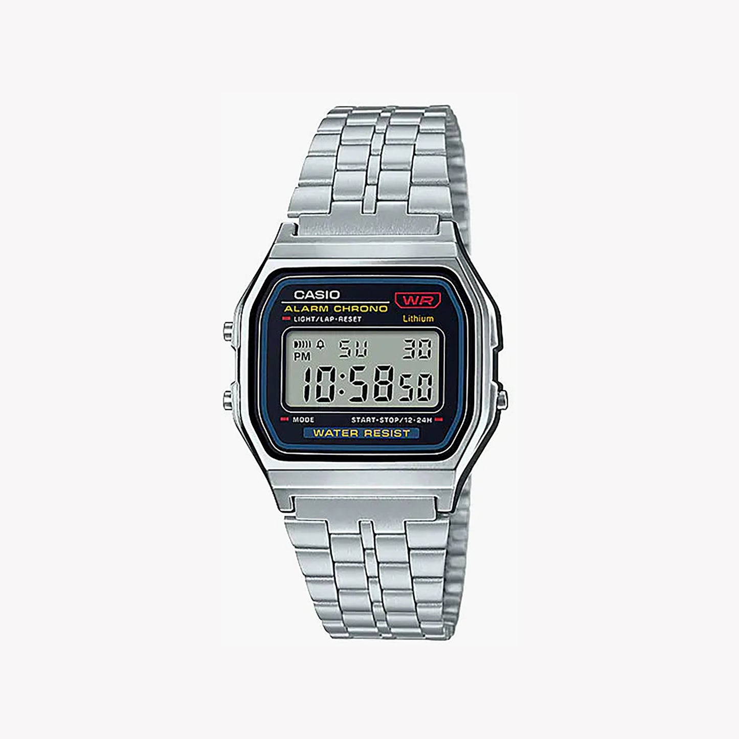 Casio A159WA-N1 Digital Silver Unisex Watch