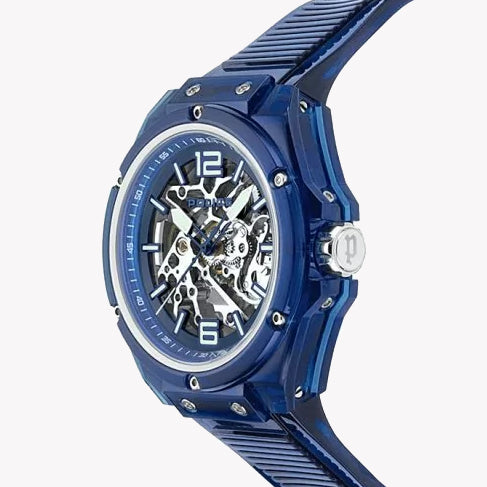 POLICE P15924JPBL48P BOLD BLUE MASTERPIECE - MODERN MEN'S WATCH WITH ELEGANT SILVER DIAL-i-Watch-2