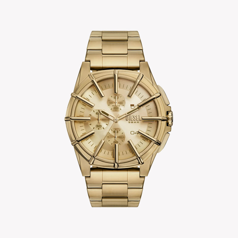 Diesel Men's Gold Stainless Steel Watch, Gold Dial | Dz4659 by i-watch