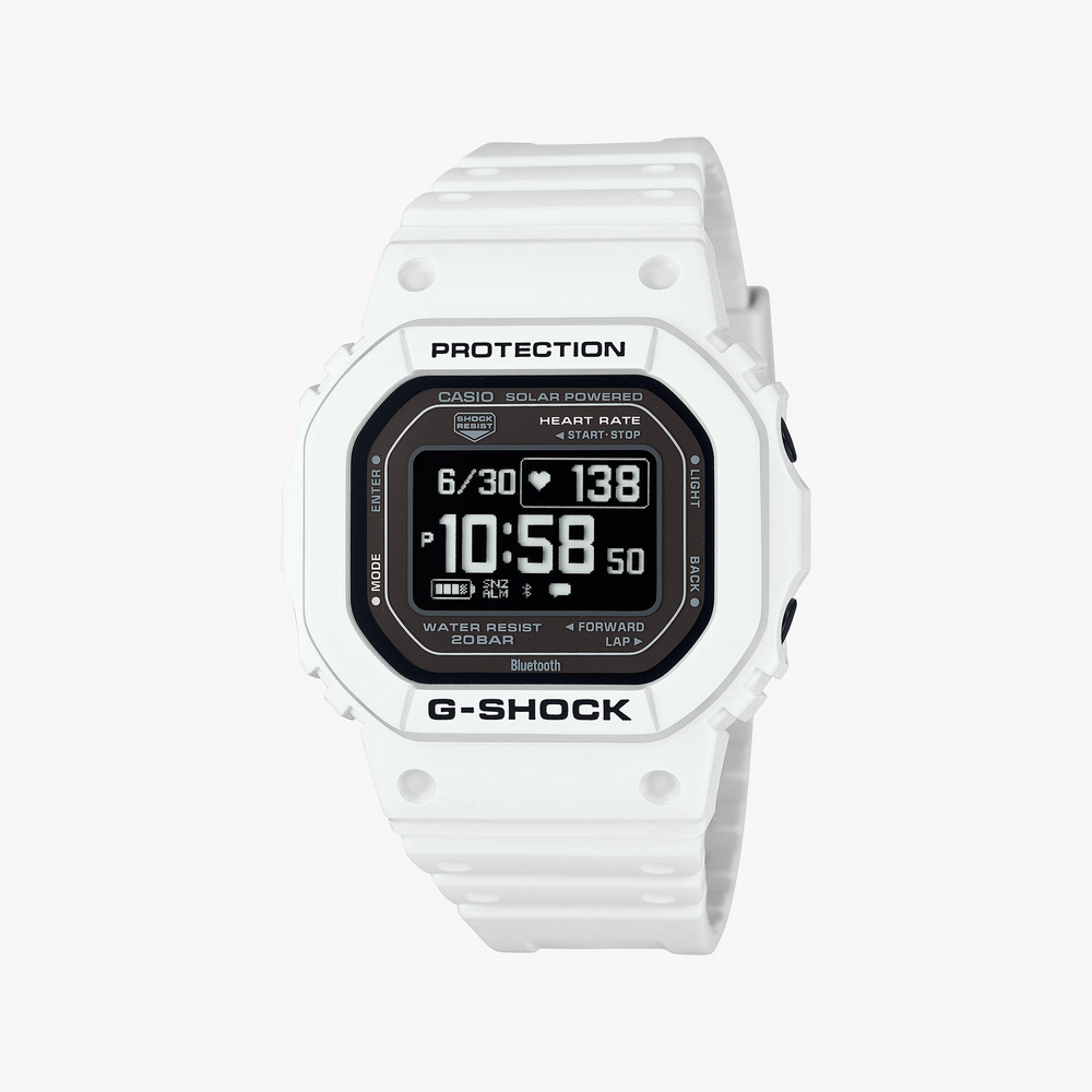 G-Shock Men's White Resin Sport Watch, Digital Dial | Dw-H5600-7dr by i-watch