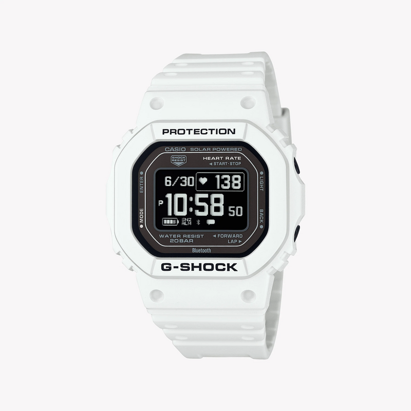 G-Shock Men's White Resin Sport Watch, Digital Dial | Dw-H5600-7dr by i-watch