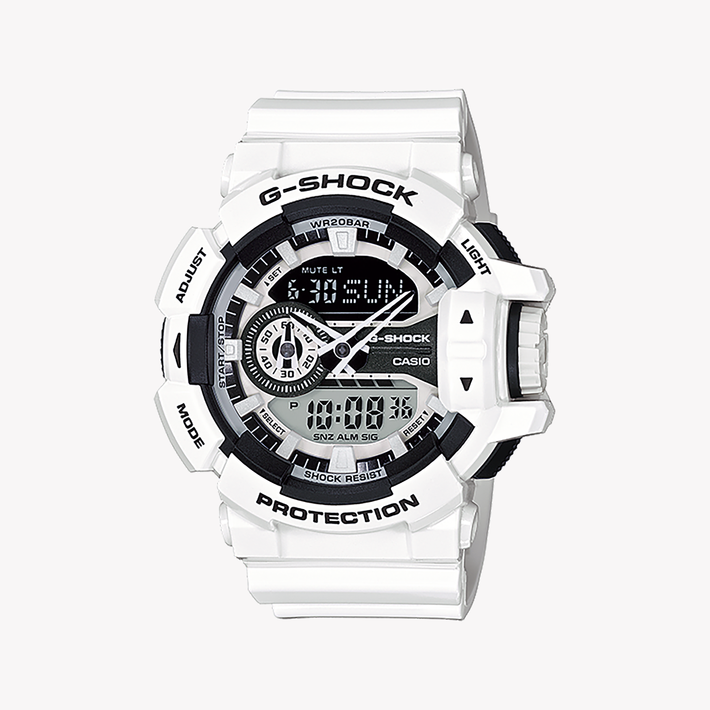 CASIO G-SHOCK GA-400-7ADR ADVENTURE READY - RUGGED WHITE RESIN MEN'S WATCH