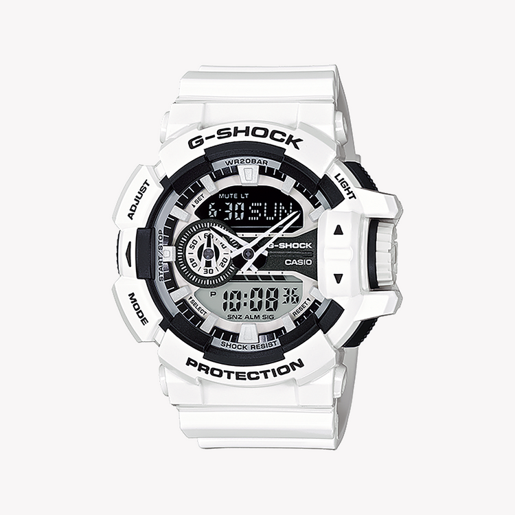 CASIO G-SHOCK GA-400-7ADR ADVENTURE READY - RUGGED WHITE RESIN MEN'S WATCH