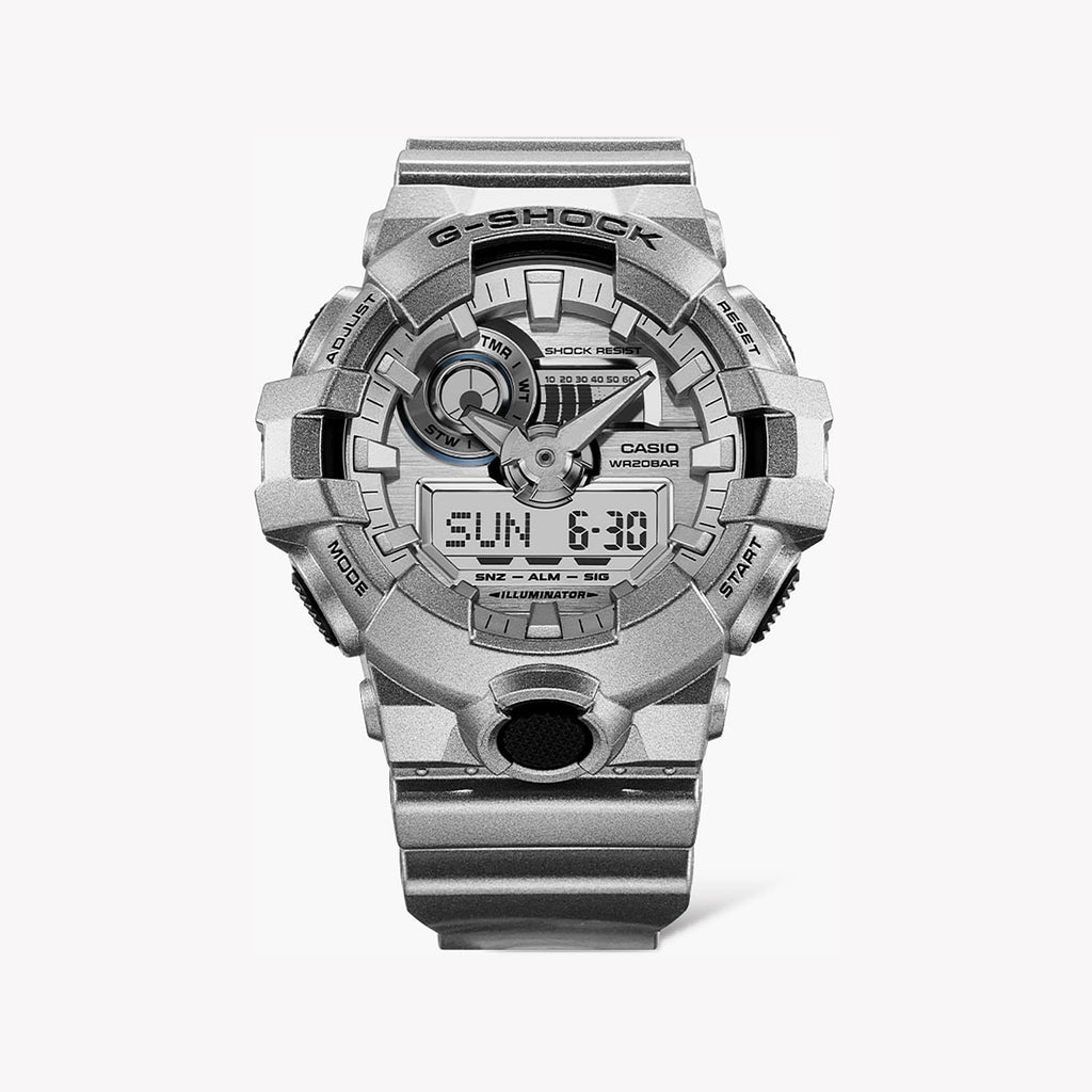 CASIO G-SHOCK GA-700FF-8ADR MEN'S ADVENTURE - STYLISH GRAY RESIN TIMEPIECE-i-Watch-4