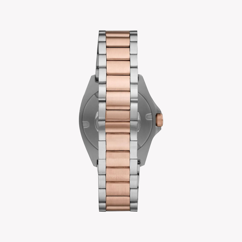 EMPORIO ARMANI AR11256 - ELEGANT TIMEPIECE FOR MODERN MEN: STYLISH SILVER & ROSE GOLD WATCH-i-Watch-3