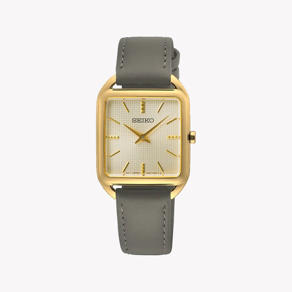 Seiko Women's Gold Stainless Steel Watch, Beige Dial | Swr090p1 by i-watch