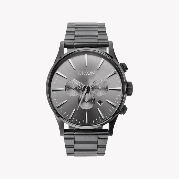 Nixon Men's Black Stainless Steel Watch, Black Dial | A386-632 by i-watch