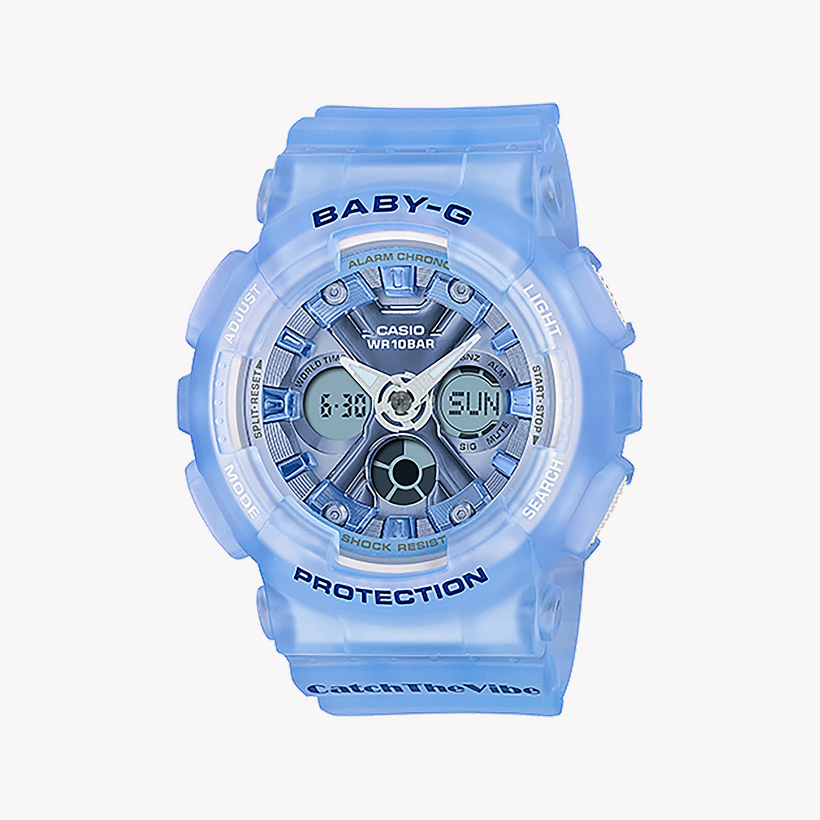 Baby-G Women's Blue Resin Watch, Sporty Design | Ba-130cv-2adr by i-watch