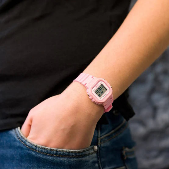 Casio Women's Pink Resin Watch, Stainless Steel | La-20wh-4a1ef by i-watch