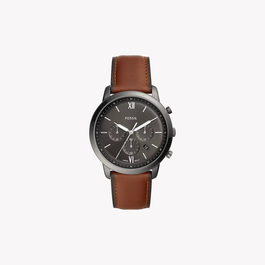 Montre Neutra chronographe en cuir ambre FS5512