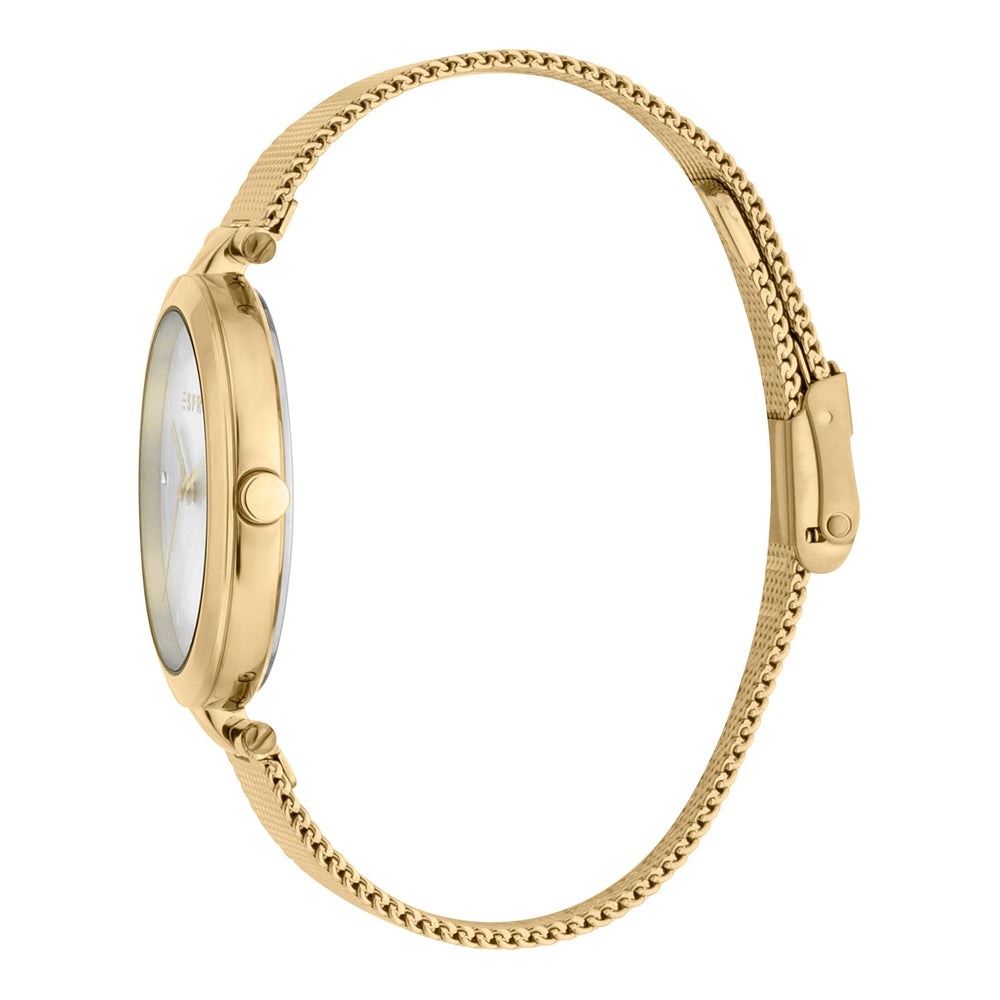 Esprit Women's Watch With Gold Stainless Steel Case And Gold Stainless Steel Band by i-watch