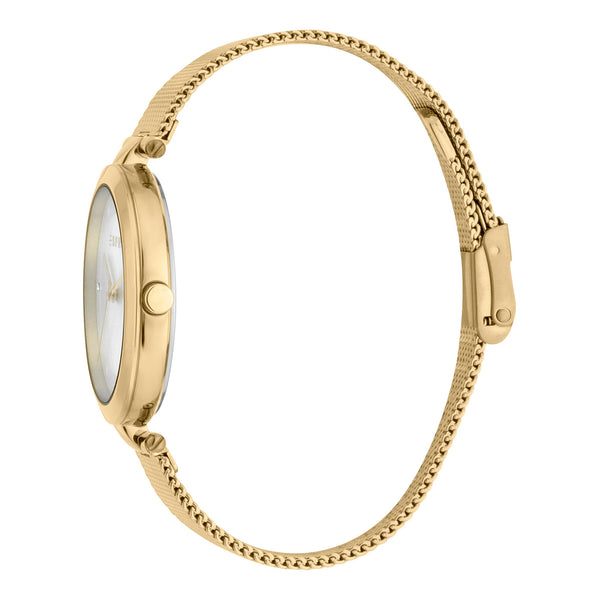 Esprit Women's Watch With Gold Stainless Steel Case And Gold Stainless Steel Band by i-watch
