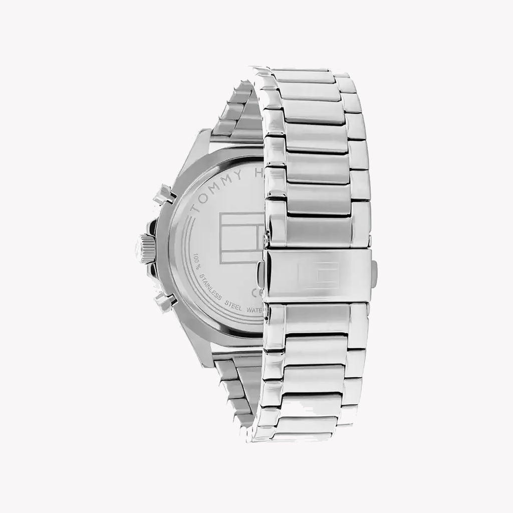 TOMMY HILFIGER 1692188 - BOLD URBAN ELEGANCE MEN'S WATCH WITH BLUE DIAL & SILVER STAINLESS STEEL BAND-i-Watch-3