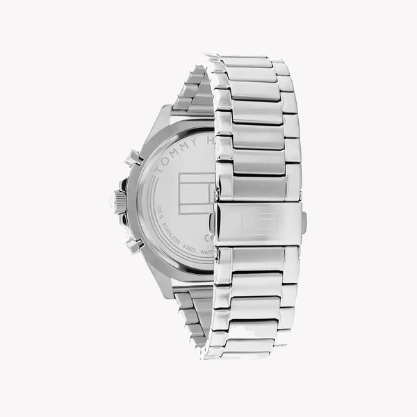 Tommy Hilfiger Men's Silver Watch, Blue Dial | 1692188 by i-watch