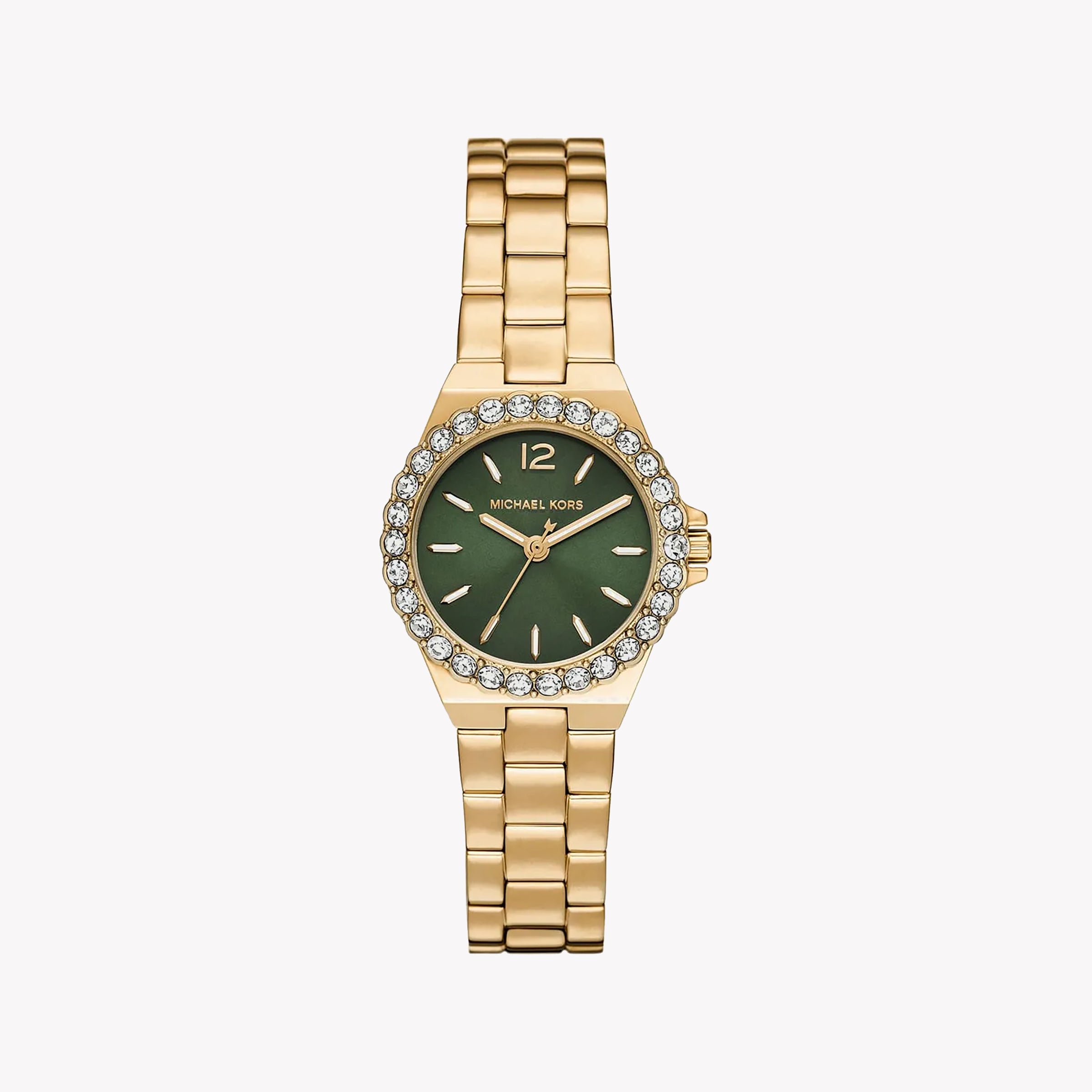 MICHAEL KORS MK7395 GOLDEN GLAM - GREEN DIAL WOMEN'S TIMEPIECE WITH LUXE STYLE & COMFORT