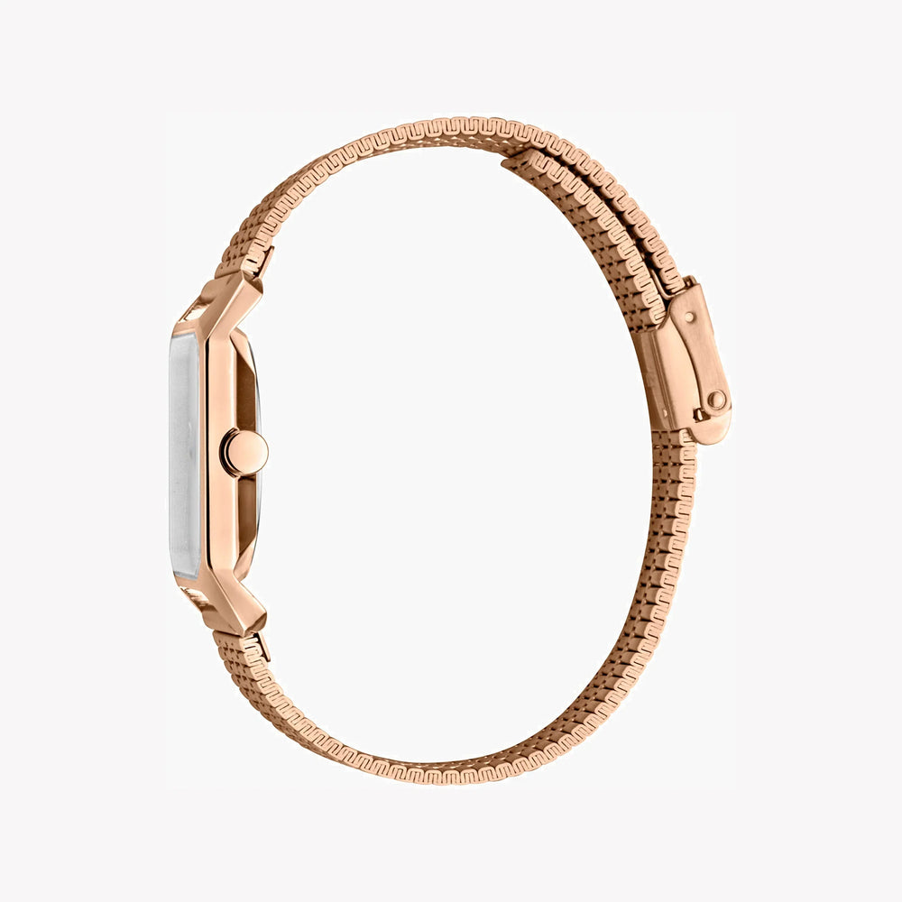 Esprit Women's Watch With Rose Gold Stainless Steel Case And Rose Gold Stainless Steel Band by i-watch