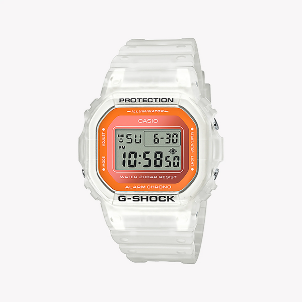 G-Shock Dw-5600ls-7dr - Elegantly Rugged White Resin Men's Watch by i-watch