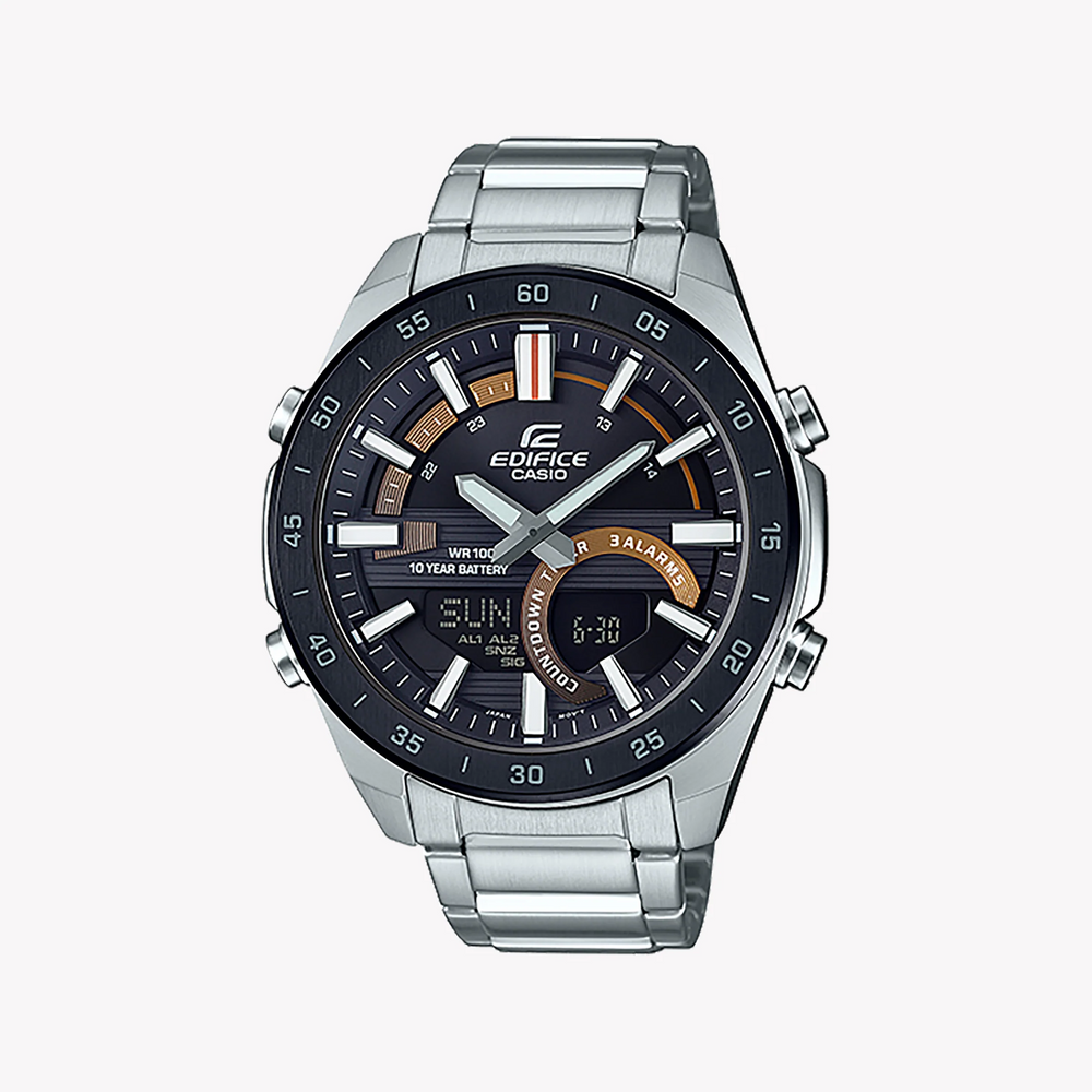 Casio Edifice Era-120db-1bvdf - Sporty Elegance Men's Watch With Chronograph & Black Dial by i-watch