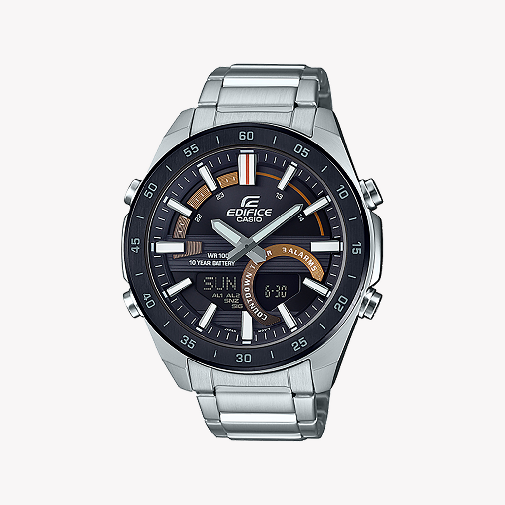 CASIO EDIFICE ERA-120DB-1BVDF - SPORTY ELEGANCE MEN'S WATCH WITH CHRONOGRAPH & BLACK DIAL