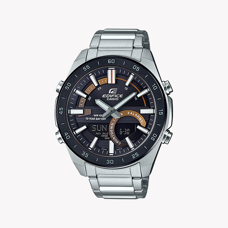 Casio Edifice Era-120db-1bvdf - Sporty Elegance Men's Watch With Chronograph & Black Dial by i-watch