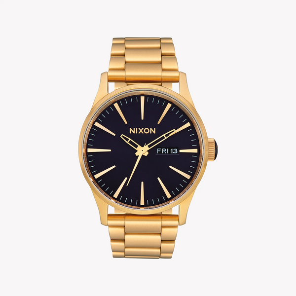 Nixon Men's Gold Stainless Steel Watch, Blue Dial | A356-2033 by i-watch
