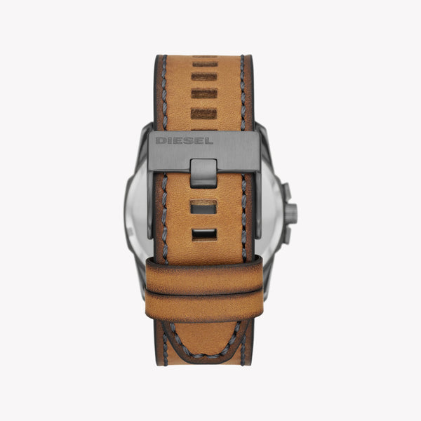 Diesel Men's Black Stainless Steel, Brown Leather | Dz1964 by i-watch