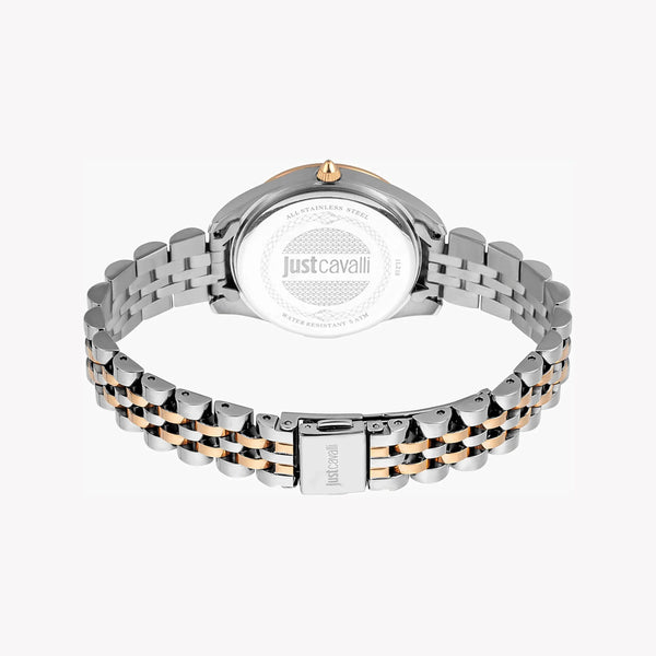 Just Cavalli Women's Two Tone Watch, Silver Dial | Jc1l210m0185 by i-watch