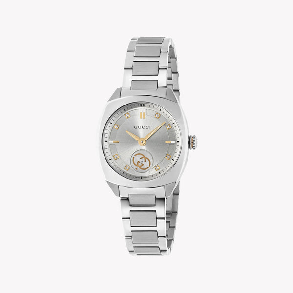 Gucci Women's Stainless Steel Watch, Silver Dial | Ya142510 by i-watch