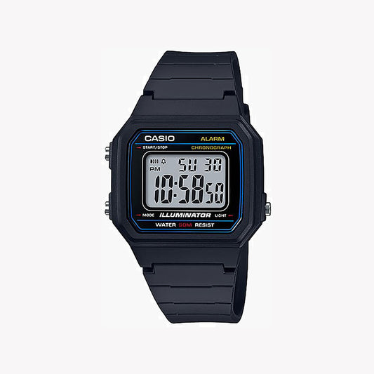 Casio W-217H-1AV Digital Black Unisex Watch