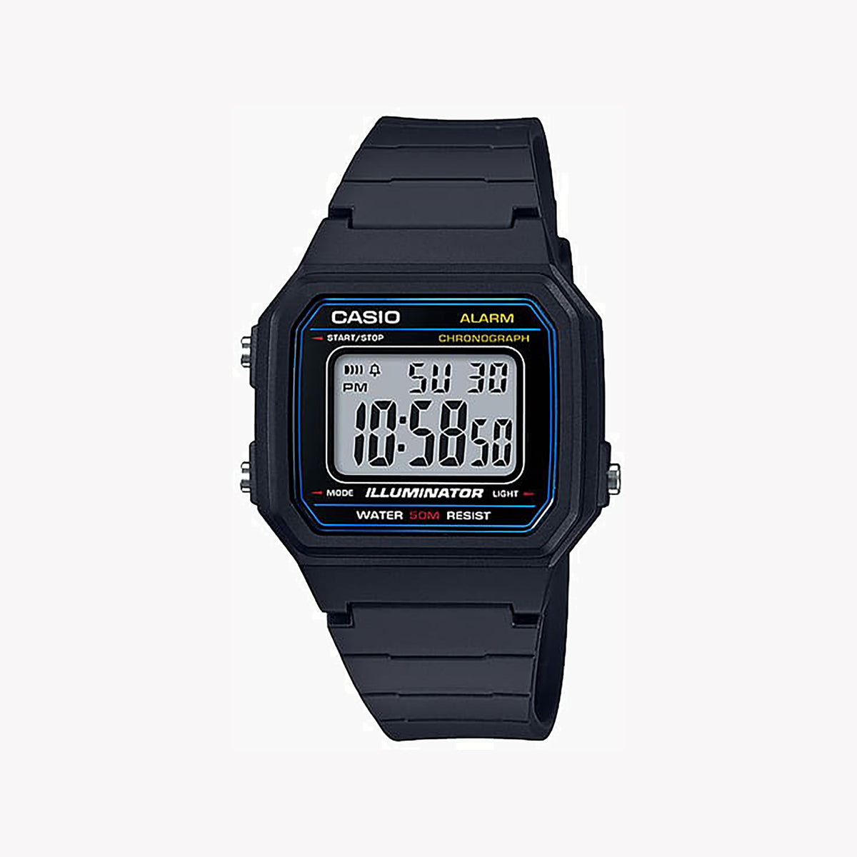 CASIO W-217H-1AV ADVENTURE-READY DIGITAL WATCH - FUNCTIONAL STYLE FOR EVERY JOURNEY