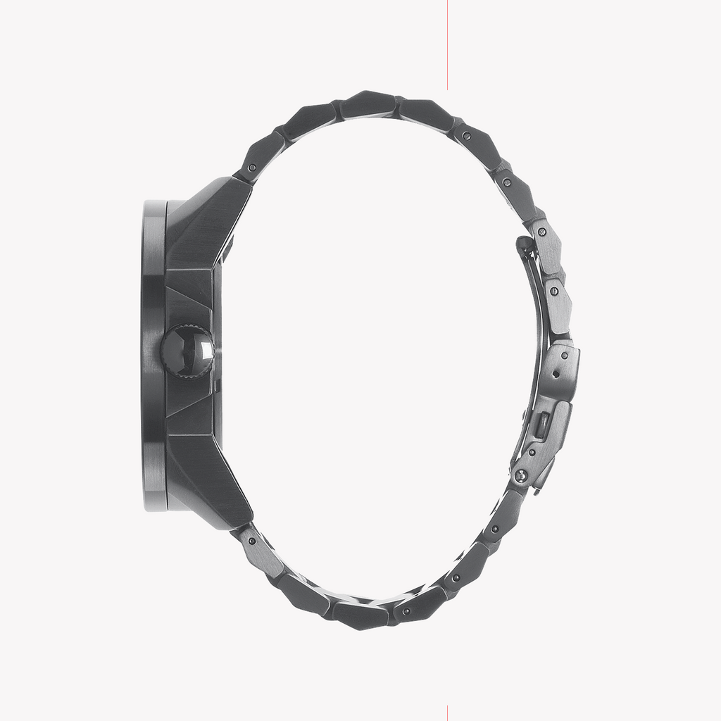 NIXON A346-1062 BOLD PERFORMANCE - STYLISH GREY MEN'S WATCH WITH BLACK DIAL & WATER RESISTANCE-i-Watch-2