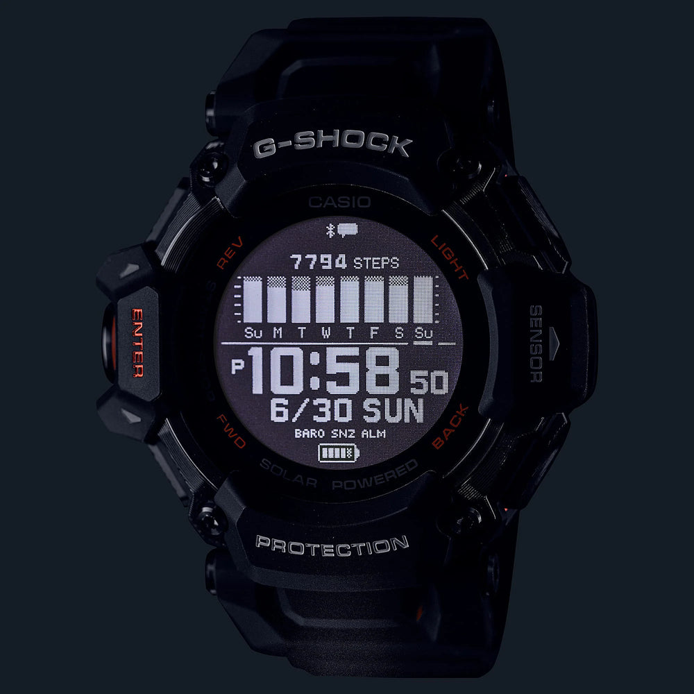 Casio Men's Black Resin Watch, Digital Display | Gbd-H2000-1aer by i-watch