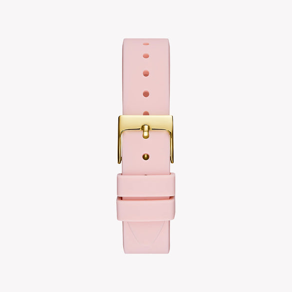 Guess Women's Gold Stainless Steel, Pink Leather | Gw0381l2 by i-watch