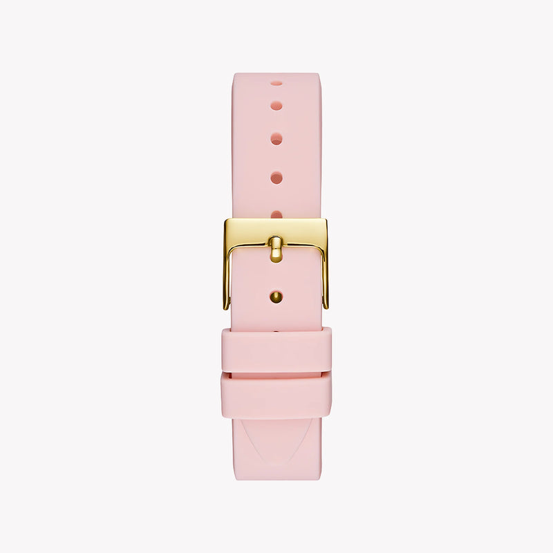 Guess Women's Gold Stainless Steel, Pink Leather | Gw0381l2 by i-watch