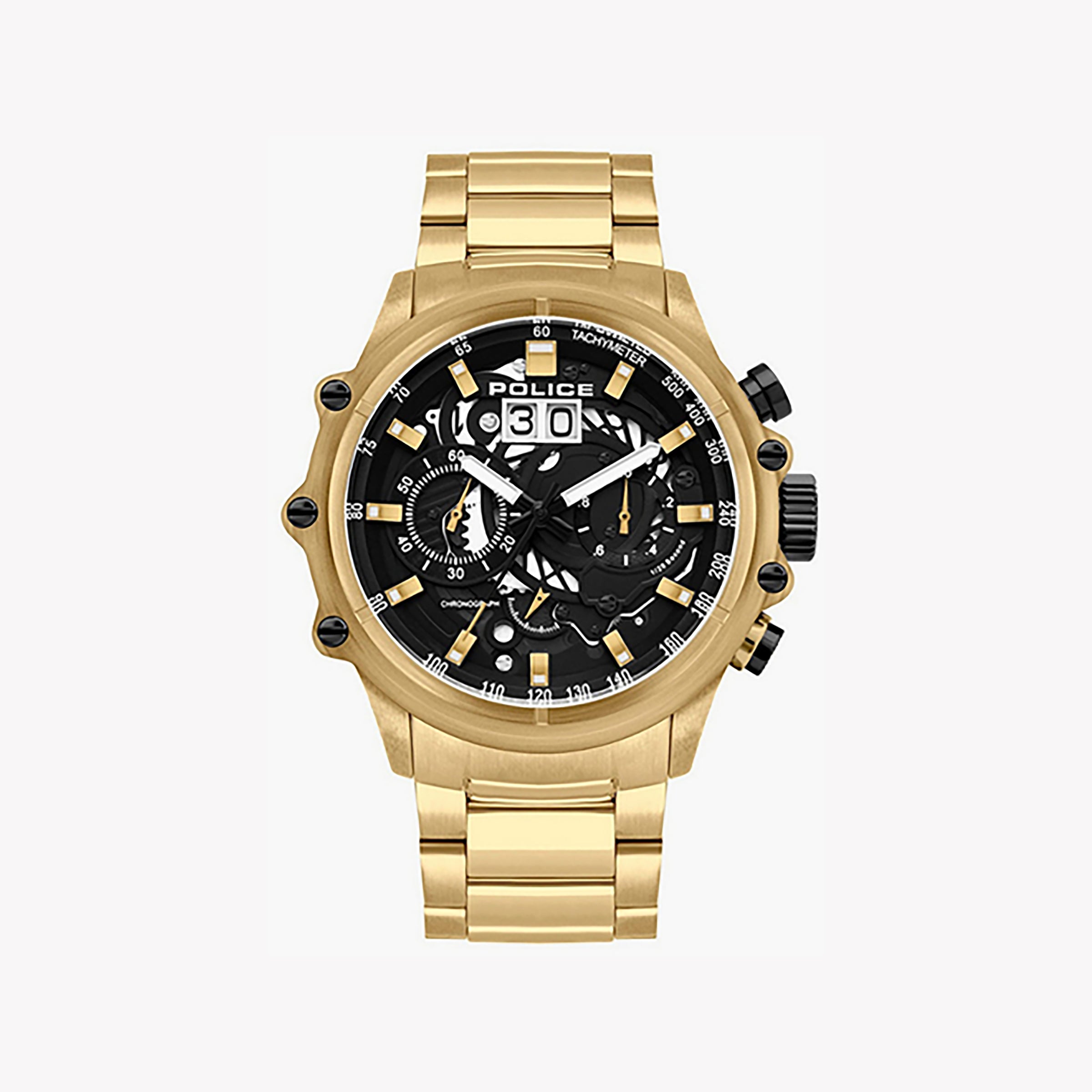 POLICE PL-16018JSG_02M - TIMELESS ELEGANCE WITH LUXURY GOLD ACCENTS FOR THE MODERN GENTLEMAN