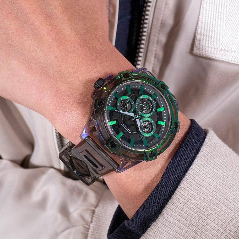 GUESS GW0806G5 - BOLD BLACK POWERHOUSE TIMEPIECE for the Modern Man-i-Watch-4