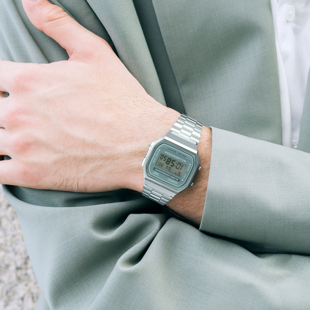 CASIO A168WA-3AY DYNAMIC DIGITAL - SPORTY & STYLISH TIMEPIECE FOR ADVENTURE & EVERYDAY WEAR-i-Watch-2