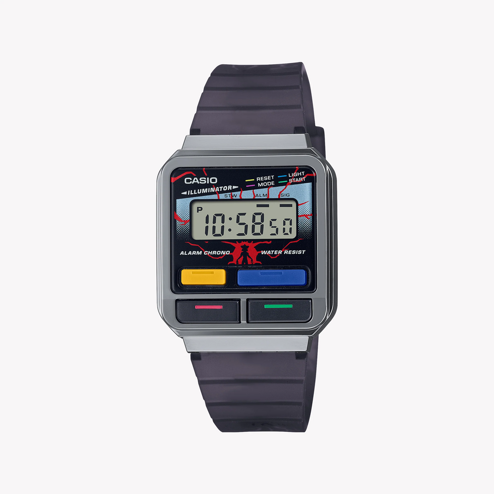 Casio Unisex Silver Resin Watch, Digital Display | A120west-1adr by i-watch
