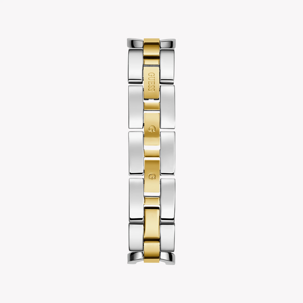 Guess Women's Silver & Gold Watch, White Dial | Gw0683l6 by i-watch