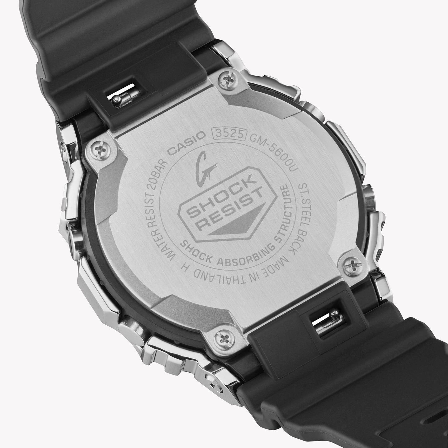 CASIO G-SHOCK GM-5600U-1 THE ORIGIN METAL COVERED Steel Men's Watch