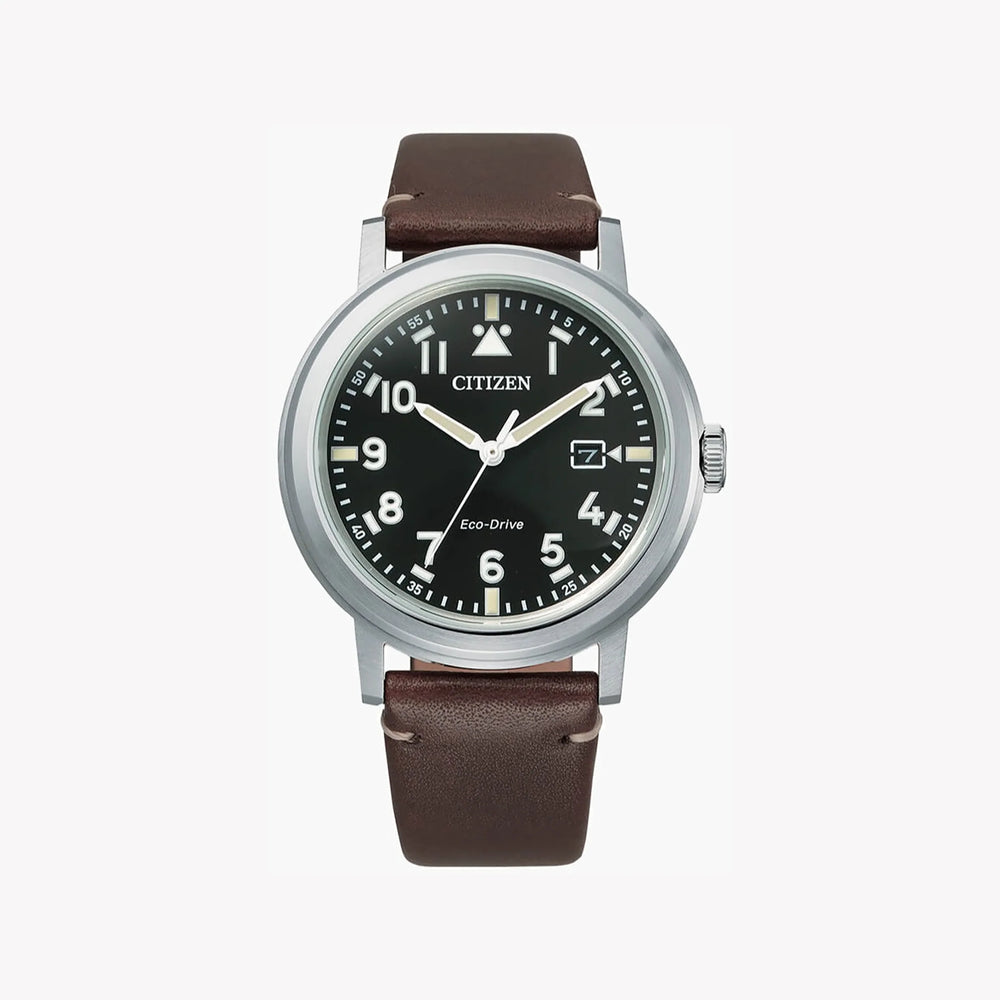 Citizen Aw1620-21e Bold Classic - Stunning Eco-Drive Men's Timepiece With Brown Leather Band by i-watch